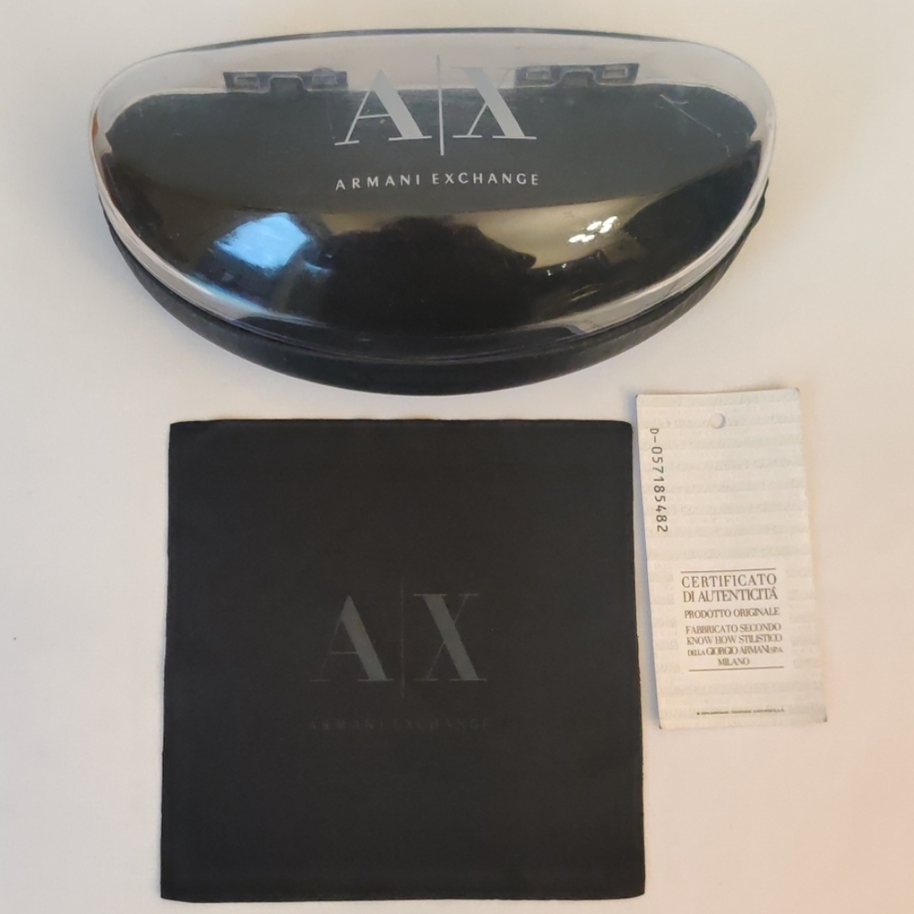 Large Armani Exchange sunglasses case